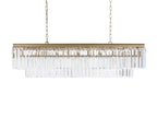 Montclair Art Deco Rectangular Crystal Chandelier