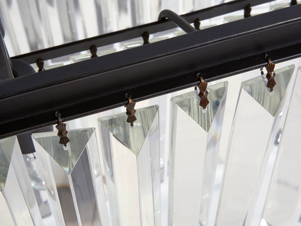 Montclair Art Deco Rectangular Crystal Chandelier