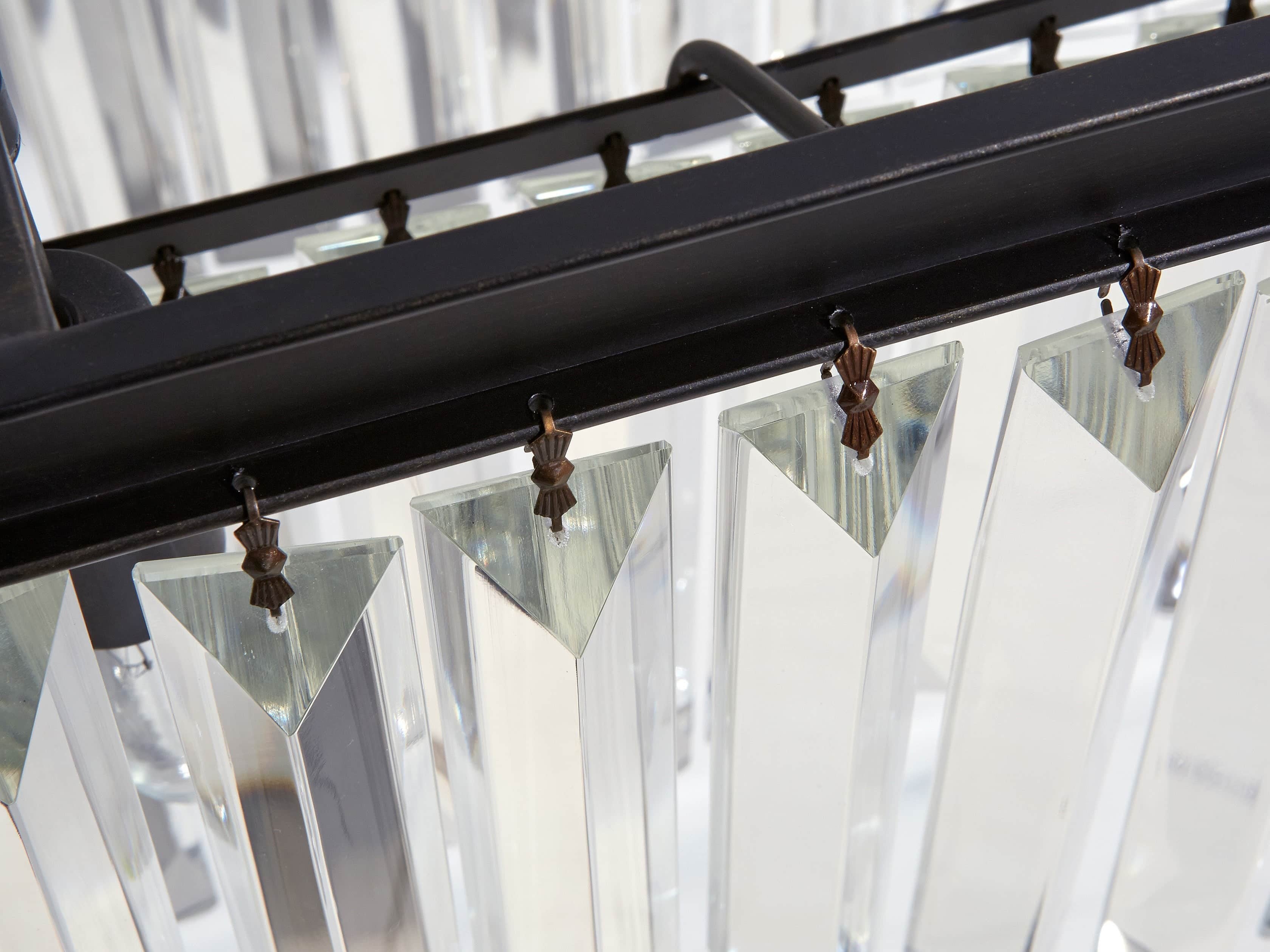 Montclair Art Deco Rectangular Crystal Chandelier