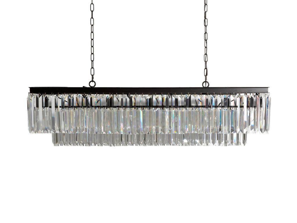 Montclair Art Deco Rectangular Crystal Chandelier