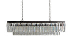 Montclair Art Deco Rectangular Crystal Chandelier