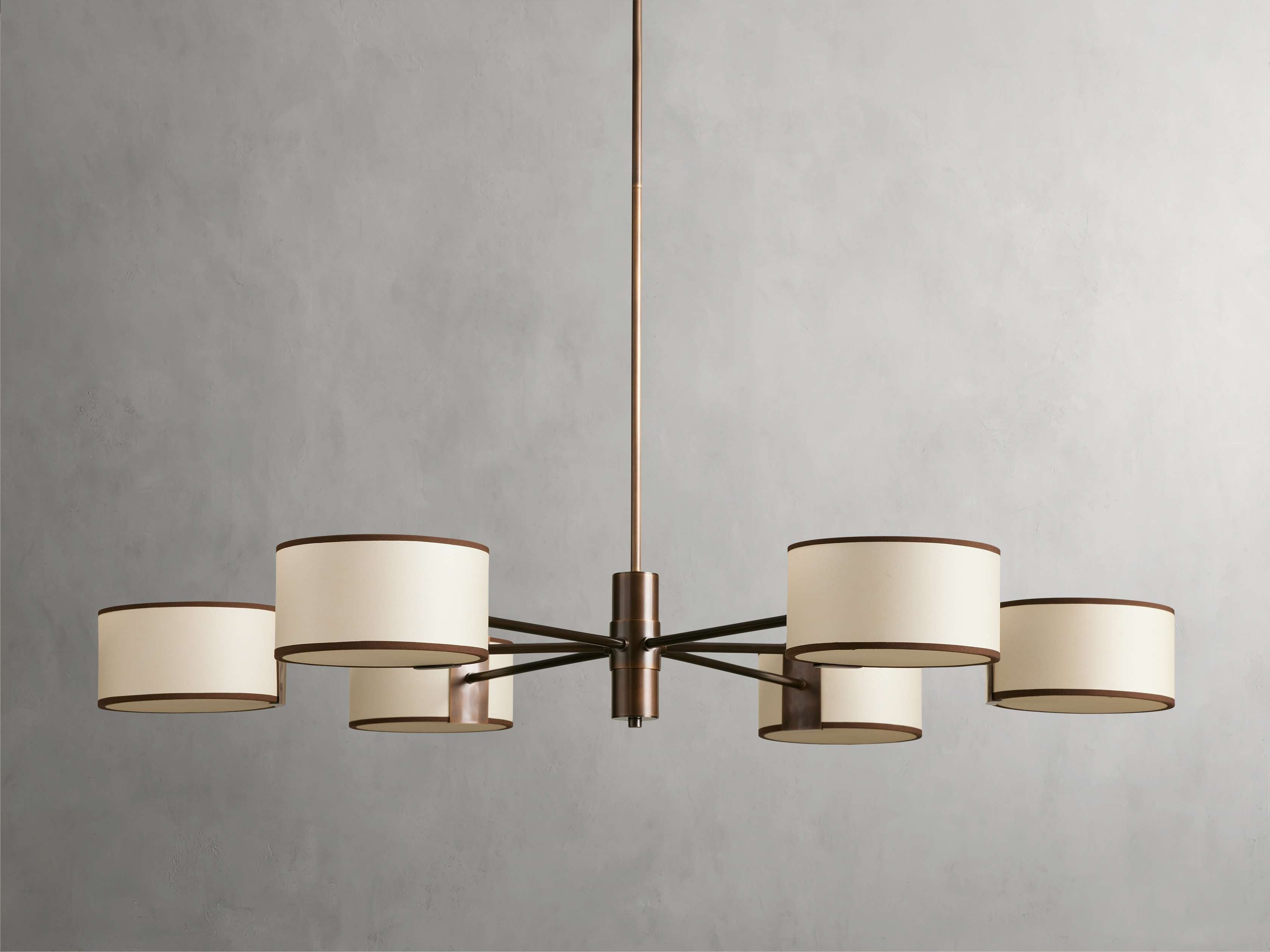 Montclair Linen Diffuser Ring Chandelier