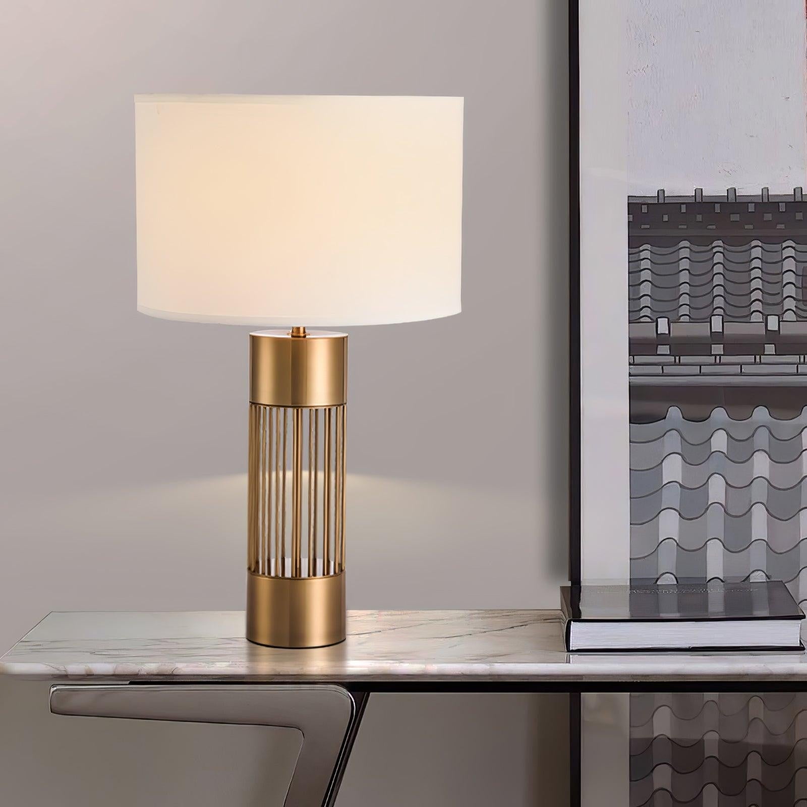 Nettle Hollow Metal Table Lamp