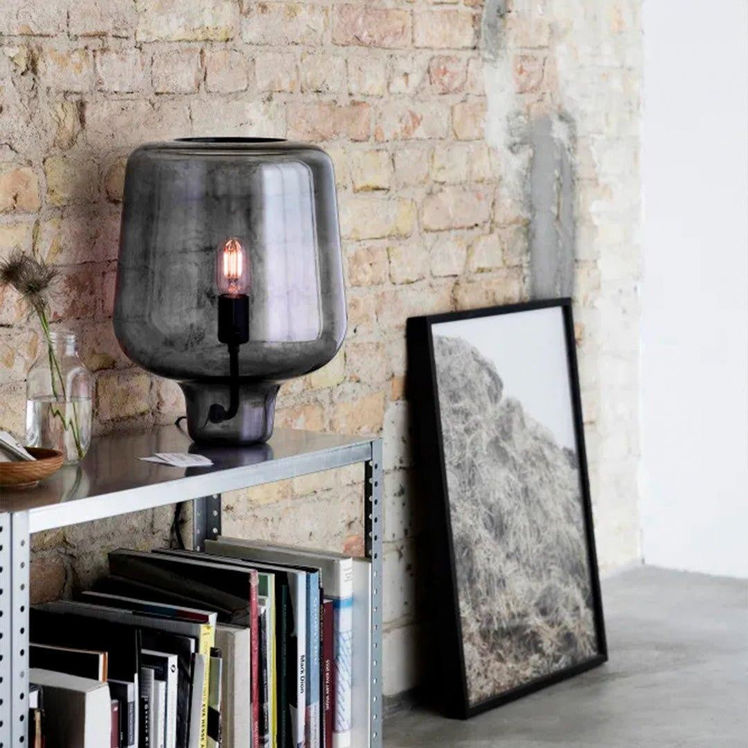 Noctra Glass Lantern Table Lamp