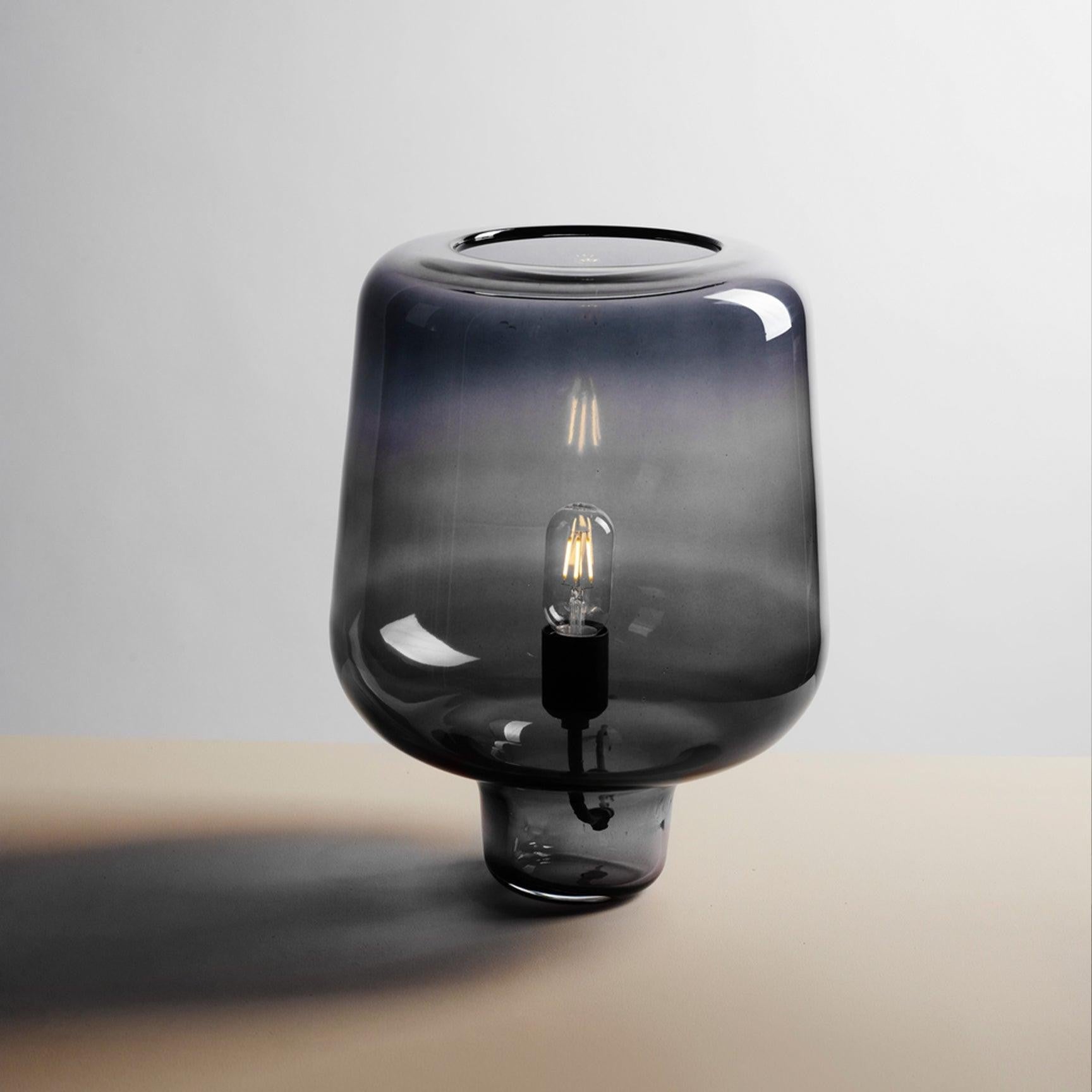 Noctra Glass Lantern Table Lamp