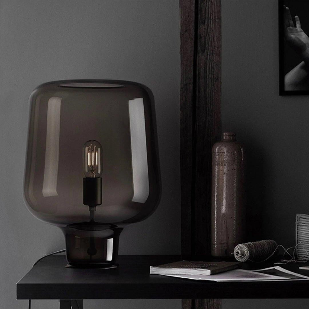 Noctra Glass Lantern Table Lamp