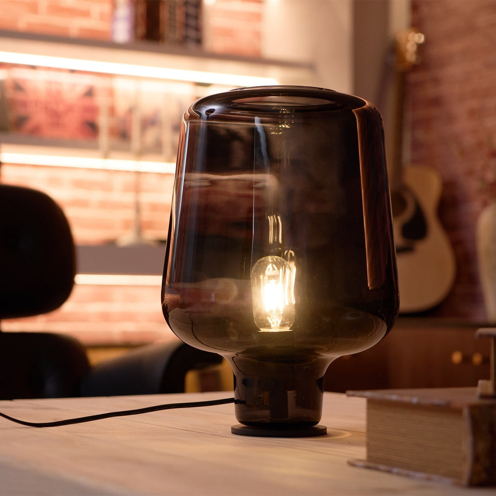 Noctra Glass Lantern Table Lamp