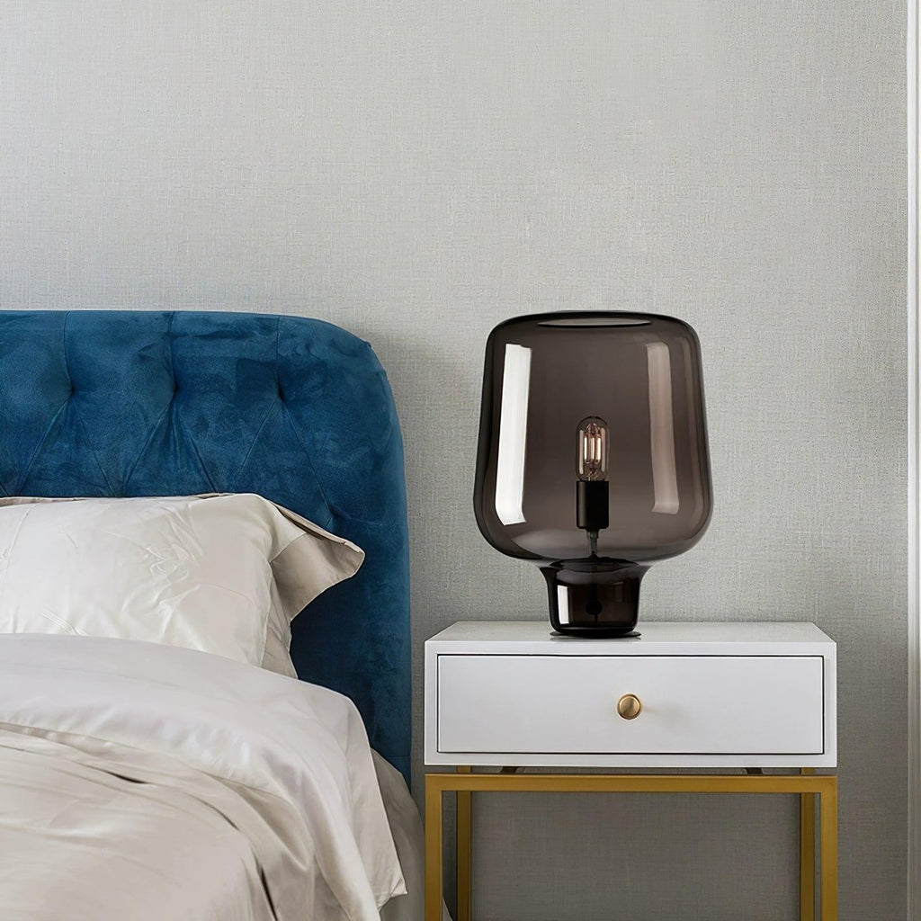 Noctra Glass Lantern Table Lamp