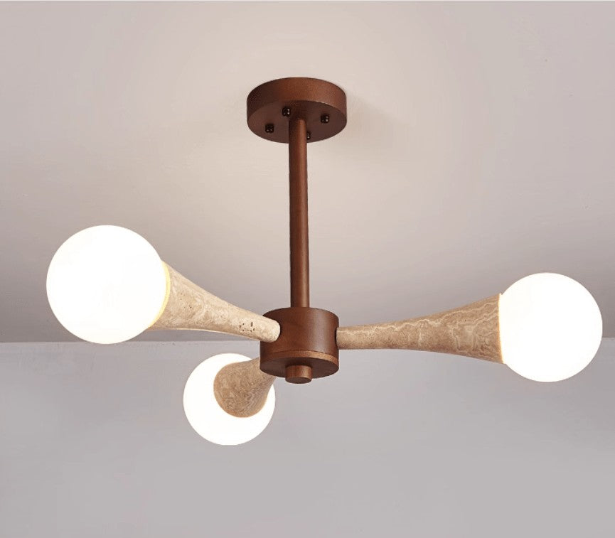Nordara Travertine Branch Chandelier