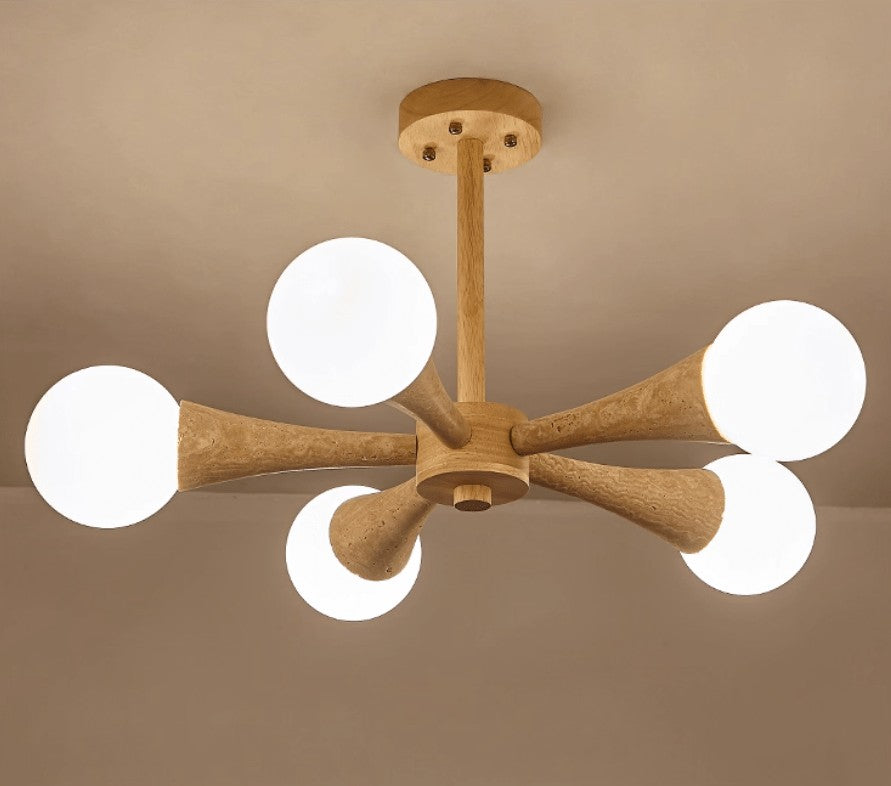 Nordara Travertine Branch Chandelier
