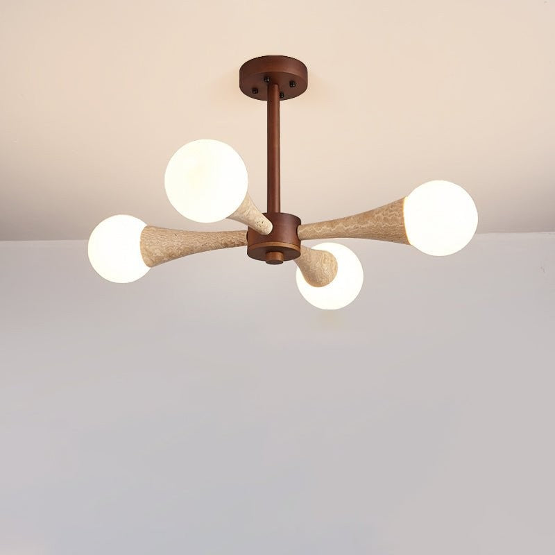 Nordara Travertine Branch Chandelier