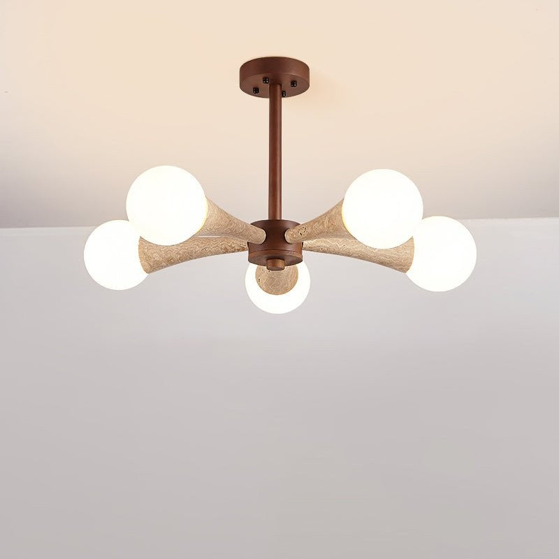 Nordara Travertine Branch Chandelier