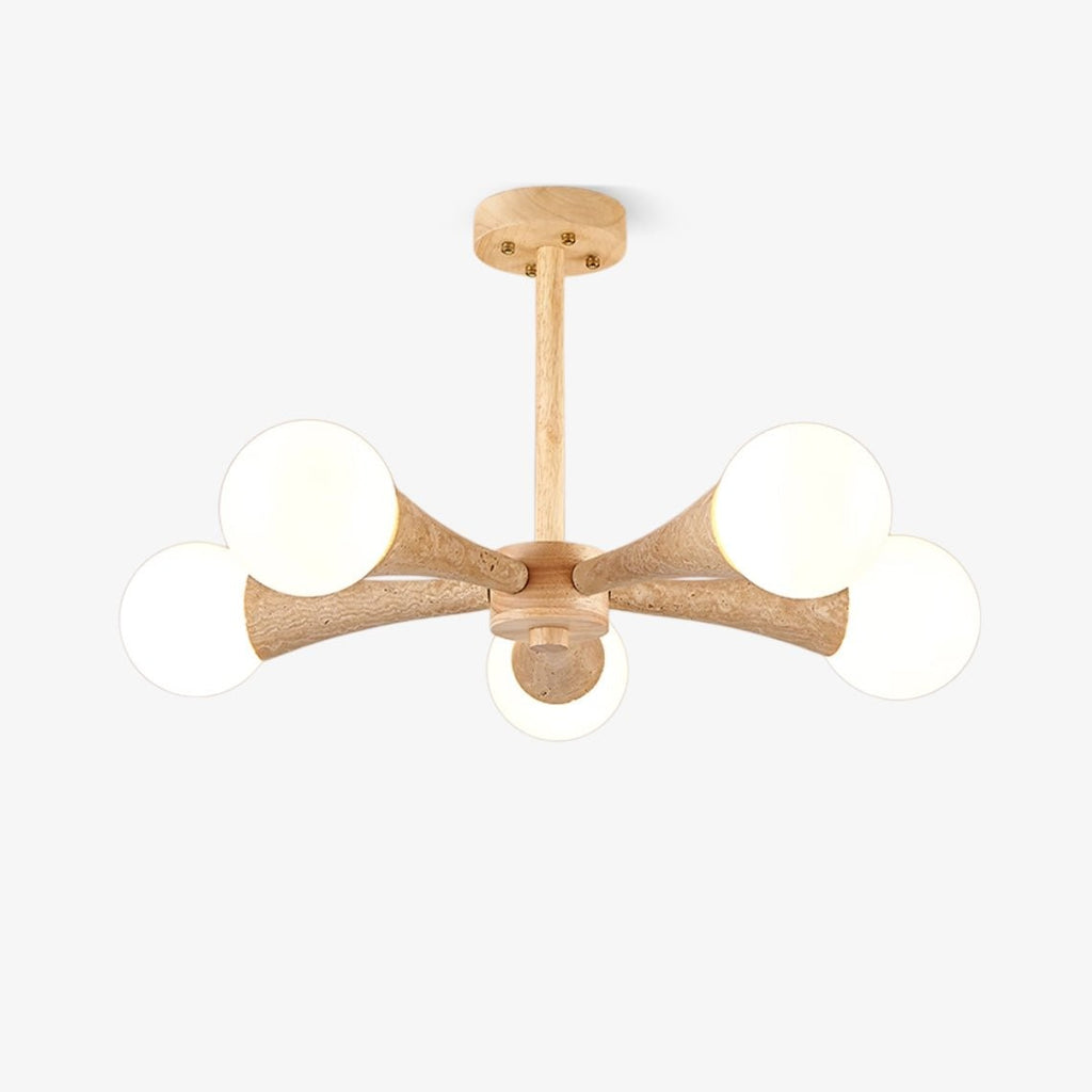 Nordara Travertine Branch Chandelier