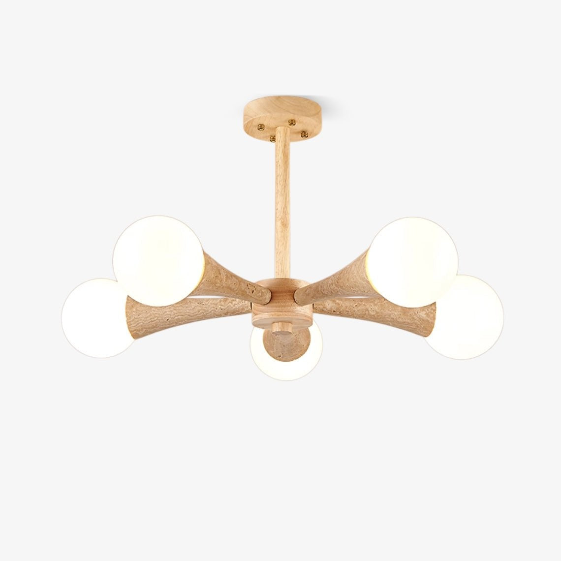 Nordara Travertine Branch Chandelier