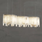 Nordic Alabaster Wave Pendant