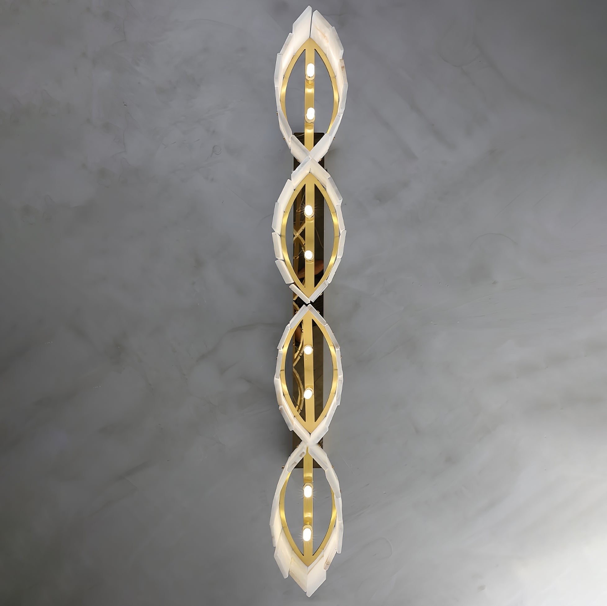 Nordic Alabaster Wave Pendant
