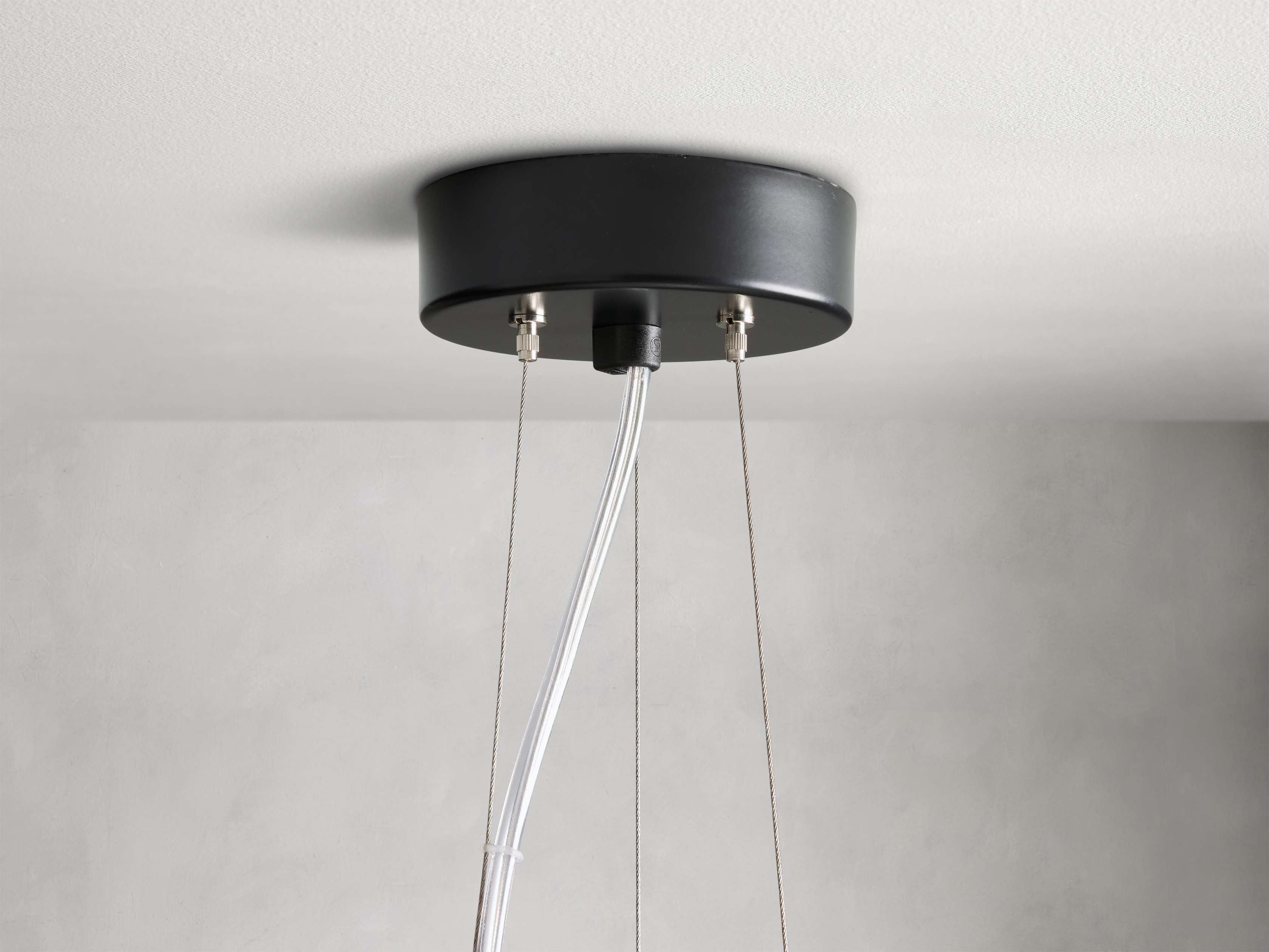 Nuvara Milk Glass Modern Chandelier