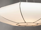Nuvara Milk Glass Modern Chandelier