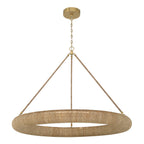 Oakley 48'' Integrated LED Soft Gold Chandelier Tan 48"W x 36.5"H x 48"D