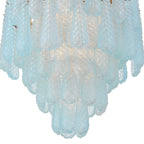 Ollie 26.25'' Aged Brass Chandelier Blue 26.25"W x 36.75"H x 26.25"D