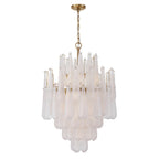 Ollie 26.25'' Aged Brass Chandelier Clear 26.25"W x 36.75"H x 26.25"D