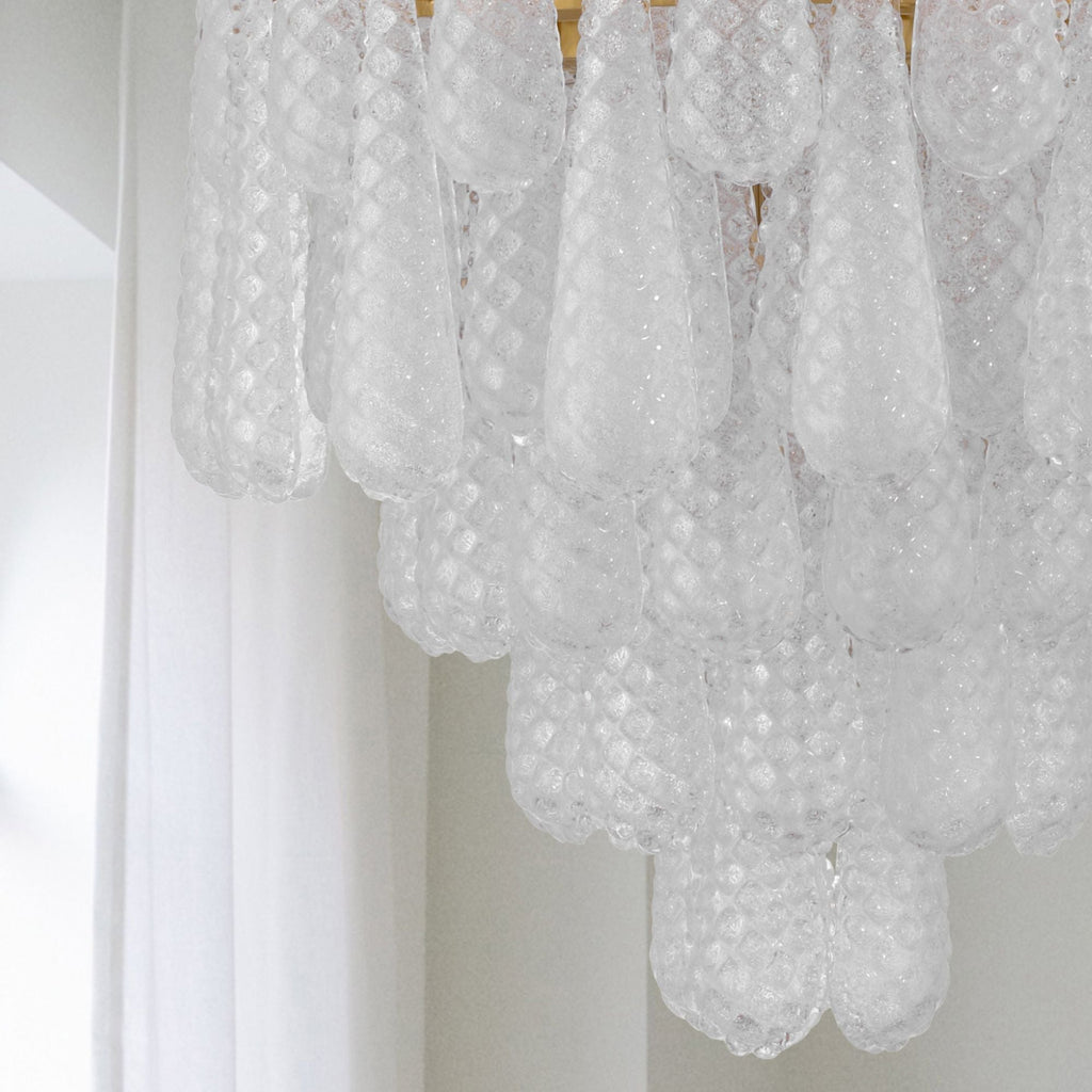 Ollie 26.25'' Aged Brass Chandelier Clear 26.25"W x 36.75"H x 26.25"D
