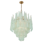 Ollie 26.25'' Aged Brass Chandelier Green 26.25"W x 36.75"H x 26.25"D
