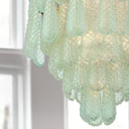 Ollie 26.25'' Aged Brass Chandelier Green 26.25"W x 36.75"H x 26.25"D