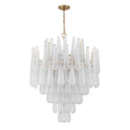 Ollie 33.25'' Aged Brass Chandelier Clear 33.25"W x 40.75"H x 33.25"D