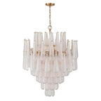 Ollie 33.25'' Aged Brass Chandelier Clear 33.25"W x 40.75"H x 33.25"D