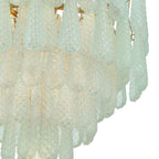 Ollie 33.25'' Aged Brass Chandelier Green 33.25"W x 40.75"H x 33.25"D