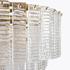 Opalora Pink Glass Chandelier