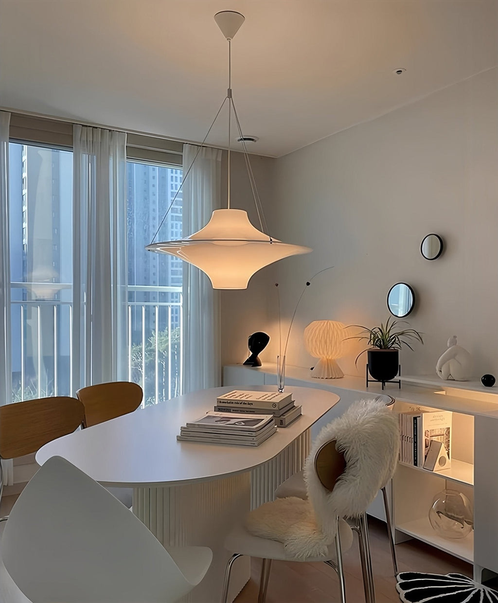 Orbitra Acrylic Pendant Light