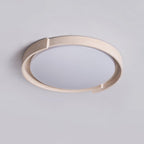 Orvella Travertine Halo Ceiling Light