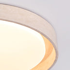 Orvella Travertine Halo Ceiling Light