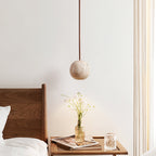 Orvella Travertine Sphere Pendant