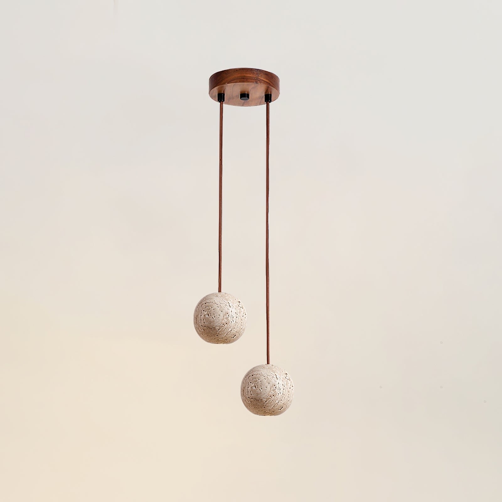 Orvella Travertine Sphere Pendant