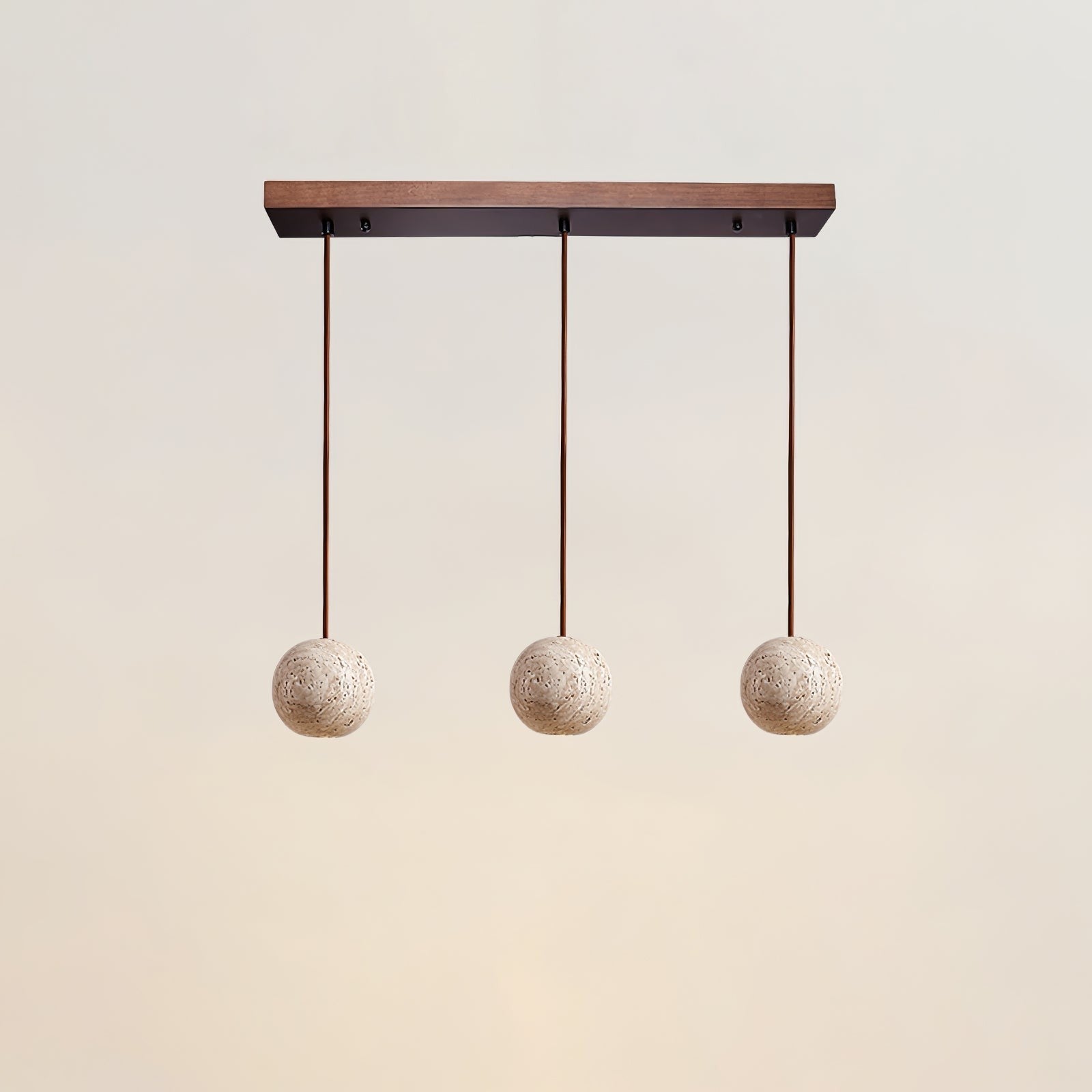 Orvella Travertine Sphere Pendant