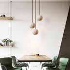 Orvella Travertine Sphere Pendant