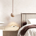 Orvella Travertine Sphere Pendant