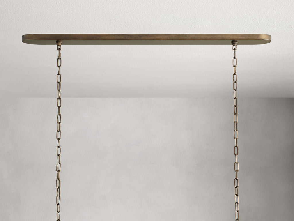 Palomar Rattan Linear Chandelier