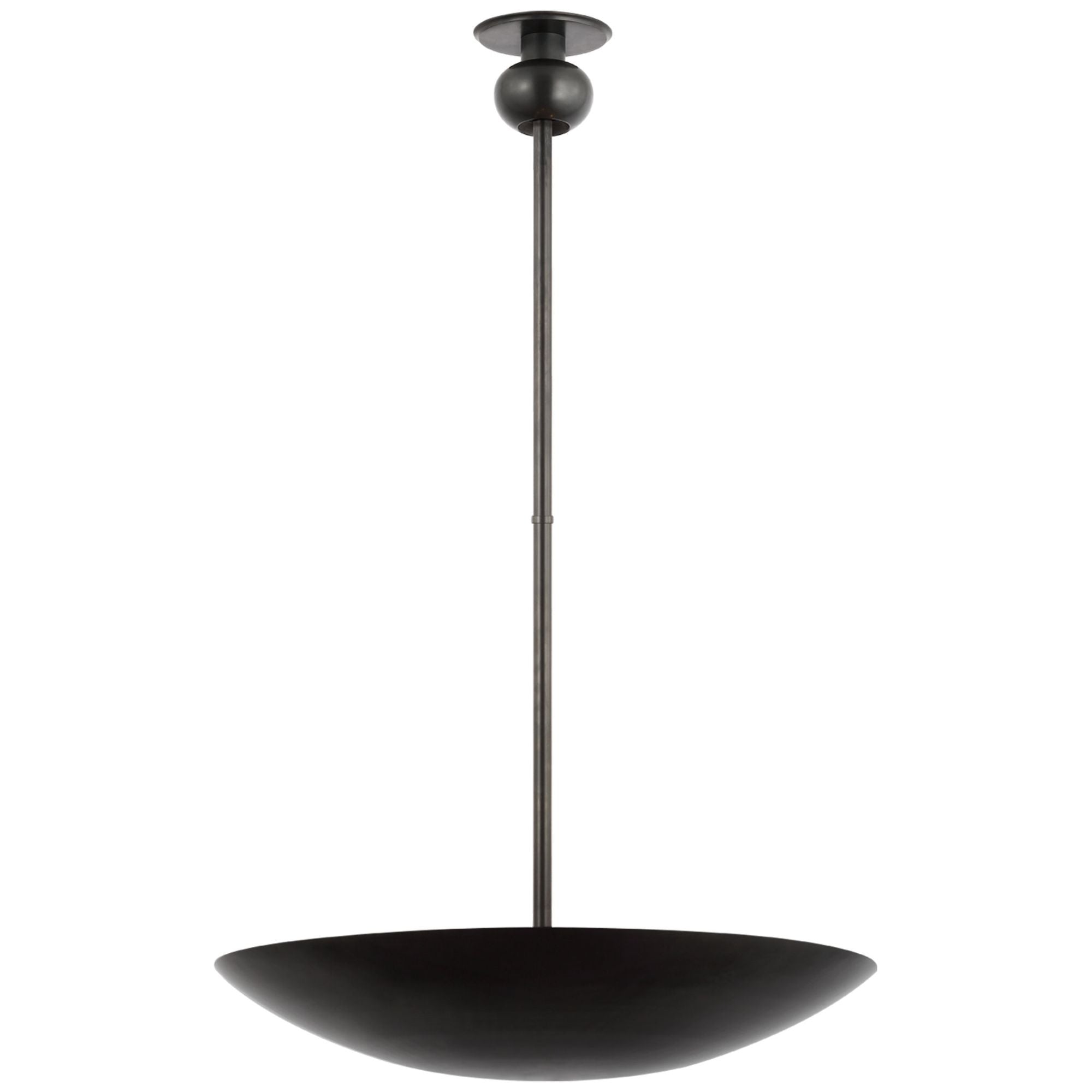 Paloma Contreras Comtesse Medium Uplight Chandelier in Bronze Ceiling Light W24"