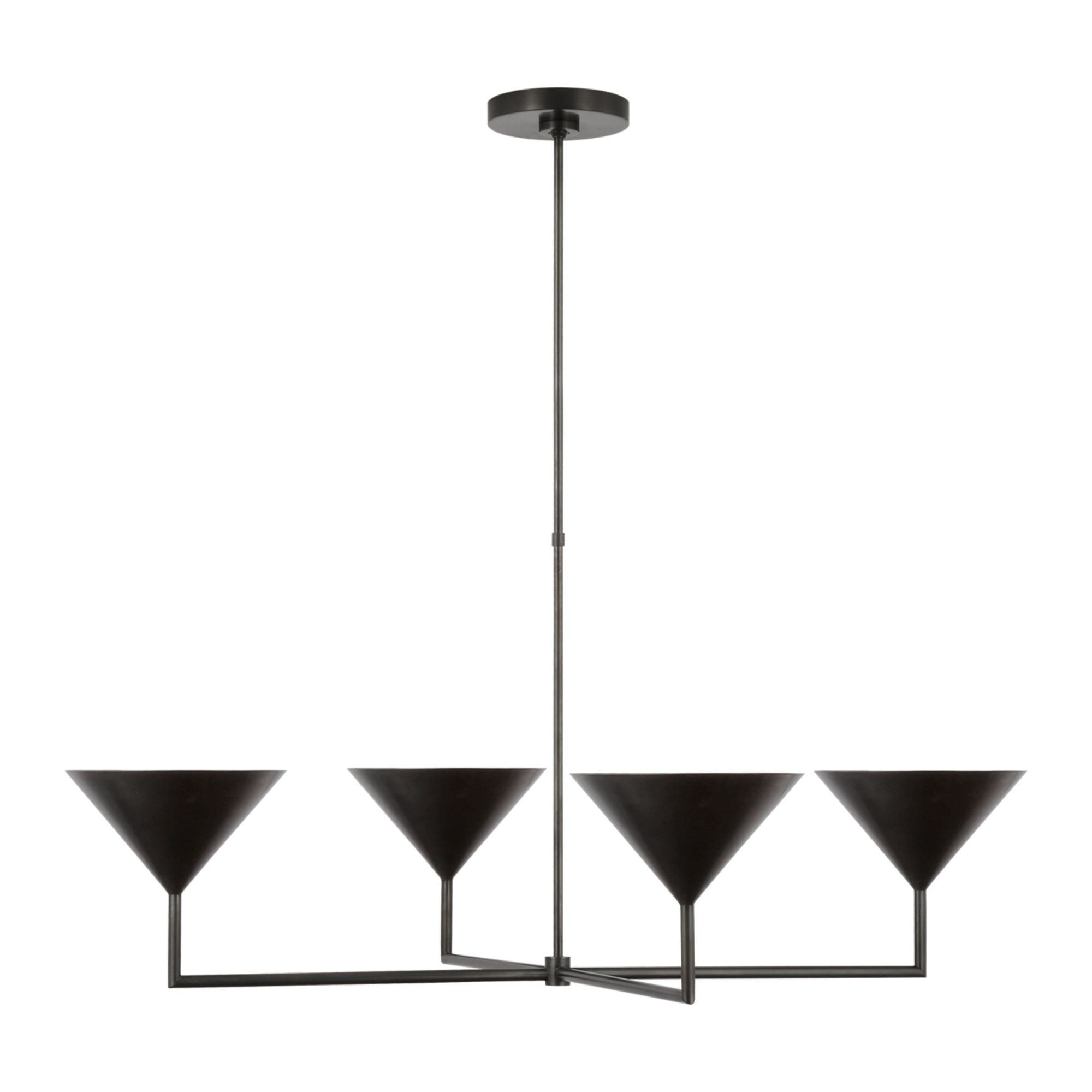 Paloma Contreras Orsay XL Chandelier in Bronze Ceiling Light W38"