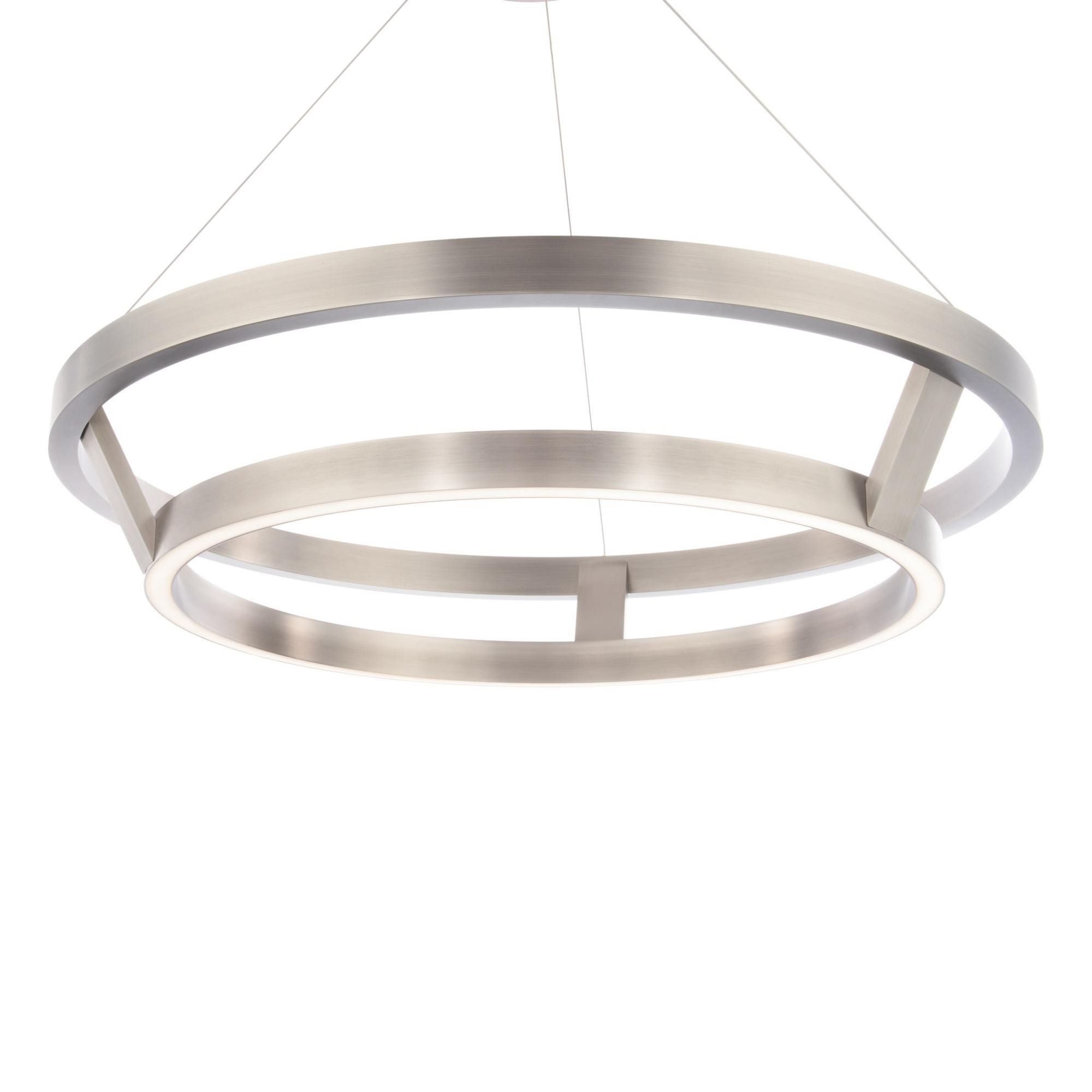 Imperial 42in LED Chandelier 3000K in Brushed Nickel