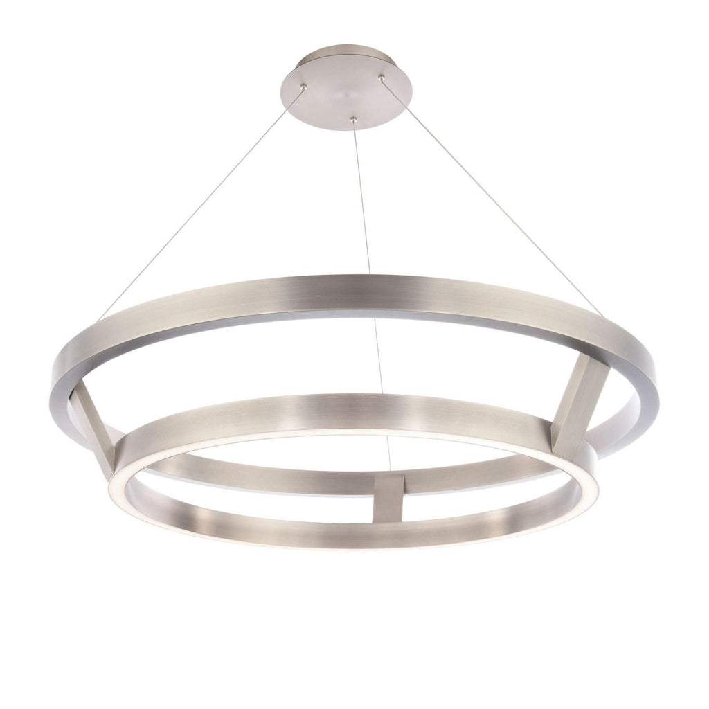 Imperial 42in LED Chandelier 3000K in Brushed Nickel