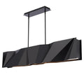 Intrasection 56in LED Linear Chandelier 3000K in Black