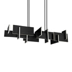 Amari 58in LED Linear Chandelier 3000K in Black