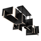 Amari 58in LED Linear Chandelier 3000K in Black