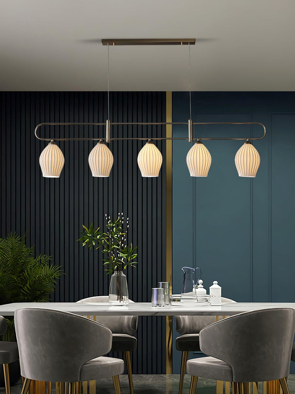 Porcelis Cluster Pendant Light
