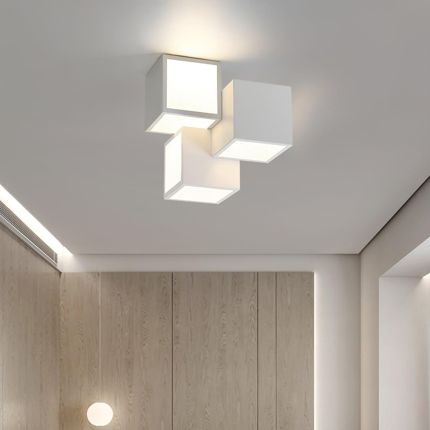 PrismLine Minimalist Geometric LED Ceiling Light